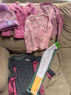 Janus Norway bundle of tops and stio base layer set 5-6 girls made in Europe Sti